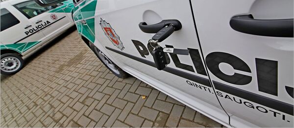 Новые полицейские автомобили, архивное фото - Sputnik Литва