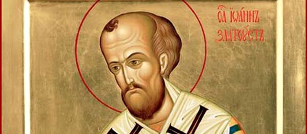 Святитель Иоанн Златоуст, архиепископ Константинопольский  - Sputnik Литва