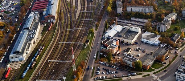 Район вокзала в Вильнюсе, архивное фото Район вокзала в Вильнюсе, архивное фото - Sputnik Lietuva