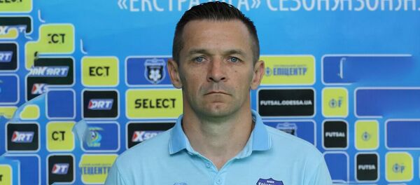 Кирилл Красий - главный тренер литовского футзального клуба Витис (Каунас), архивное фото - Sputnik Литва