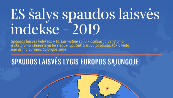 ES šalys spaudos laisvės indekse – 2019   - Sputnik Lietuva