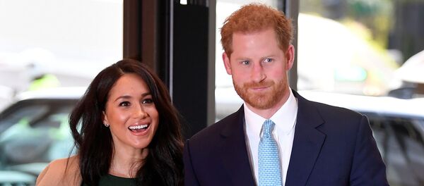 Принц Гарри и Меган Маркл, 15 октября 2019 года Принц Гарри и Меган Маркл, 15 октября 2019 года - Sputnik Lietuva
