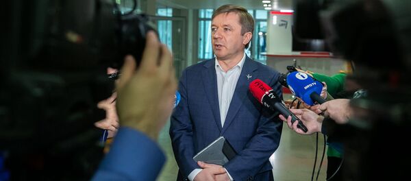 Лидер Союза крестьян и зеленых Литвы Рамунас Карбаускис, архивное фото Лидер Союза крестьян и зеленых Литвы Рамунас Карбаускис, архивное фото - Sputnik Литва