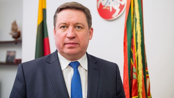 Министр обороны Литвы Раймундас Кароблис, архивное фото - Sputnik Литва