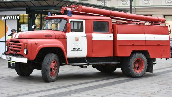 Митинг пожарных и служб спасения в Вильнюсе - Sputnik Lietuva
