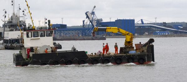 Угольный терминал в морском порту Усть-Луга в Ленинградской области, архивное фото - Sputnik Литва