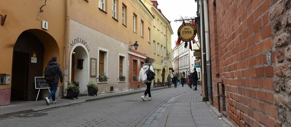 Улица Вильнюса осенью, архивное фото - Sputnik Литва