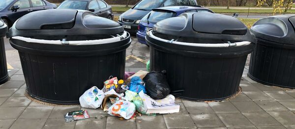 Мусорные баки, архивное фото Мусорные баки, архивное фото - Sputnik Литва