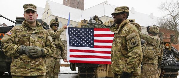 Американские солдаты в Польше, архивное фото Американские солдаты в Польше, архивное фото - Sputnik Lietuva