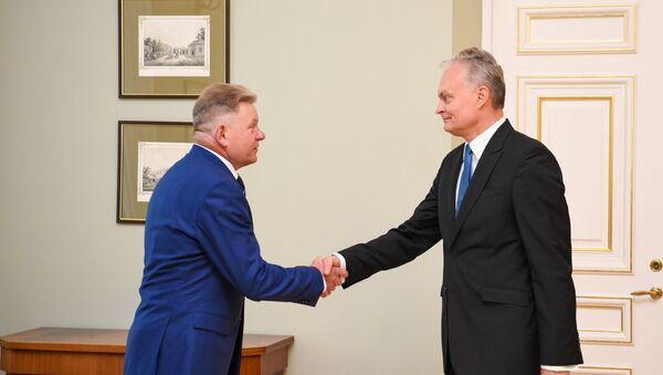 Президент Литвы Гитанас Науседа встретился главой минтранса Ярославом Наркевичем, архивное фото - Sputnik Lietuva
