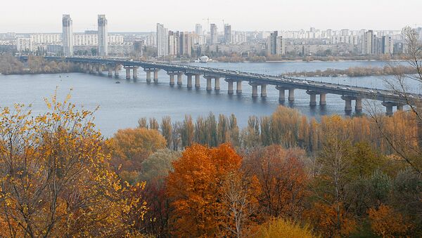 Мост Патона в Киеве, архивное фото - Sputnik Литва