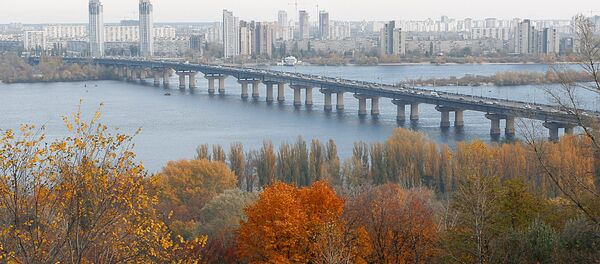 Мост Патона в Киеве, архивное фото - Sputnik Литва