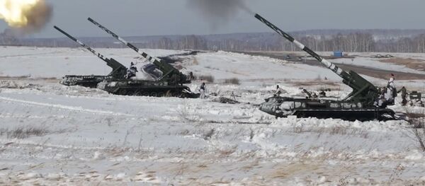 Rusijos gynybos ministerija vaizdo įraše parodė vieną galingiausių patrankų pasaulyje - Sputnik Lietuva