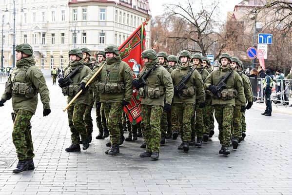 Празднование 101-летия литовской армии в Вильнюсе - Sputnik Литва