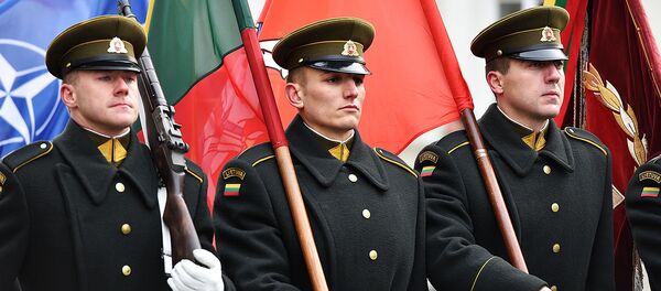 Празднование 101-летия литовской армии в Вильнюсе Празднование 101-летия литовской армии в Вильнюсе - Sputnik Литва