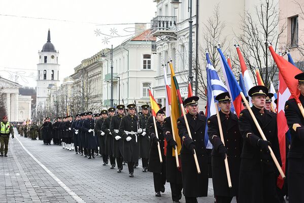 Празднование 101-летия литовской армии в Вильнюсе - Sputnik Литва
