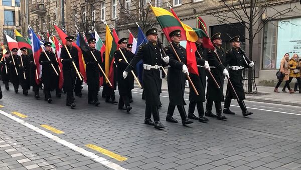 В Вильнюсе прошел парад в честь литовской армии - Sputnik Литва