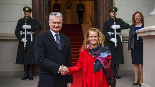 Lietuvos prezidentas Gitanas Nausėda susitiko su Kanados generaline gubernatore Julie Payette - Sputnik Lietuva