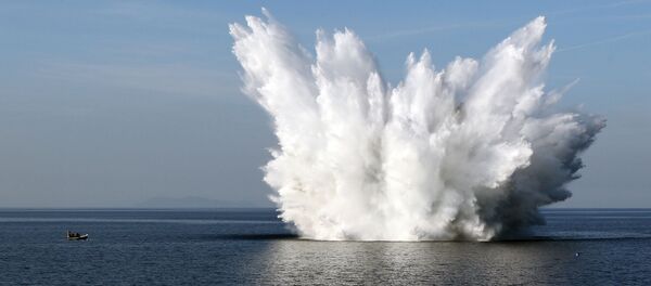 Jūros minos sprogimas, archyvo nuotrauka - Sputnik Lietuva