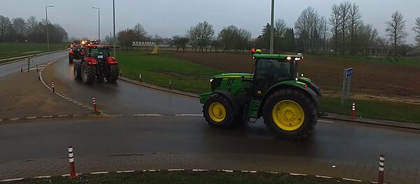 Забастовка фермеров в Литве - Sputnik Литва