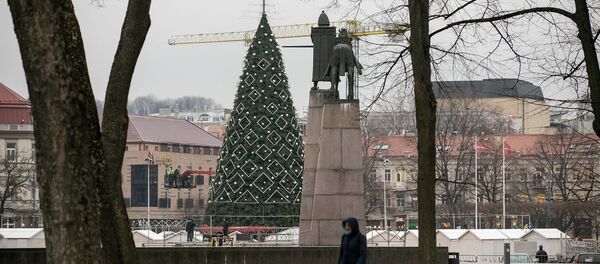 Kalėdinė eglė, Vilnius Kalėdinė eglė, Vilnius - Sputnik Lietuva