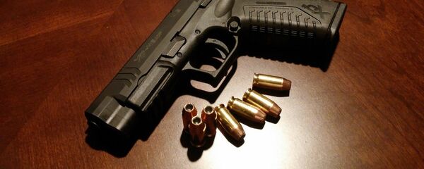 Пистолет с боеприпасами, архивное фото - Sputnik Литва