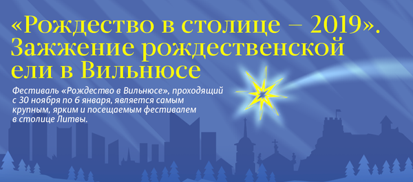 Зажжение рождественской  ели в Вильнюсе - Sputnik Литва