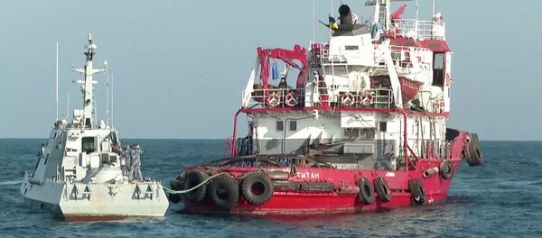 Передача Украине катеров Никополь, Бердянск и буксира Яны Капу Передача Украине катеров Никополь, Бердянск и буксира Яны Капу - Sputnik Lietuva