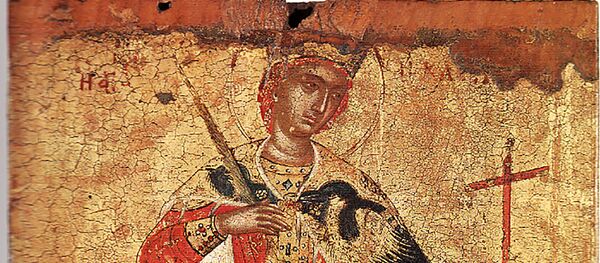 Великомученица Екатерина Александрийская Великомученица Екатерина Александрийская - Sputnik Литва