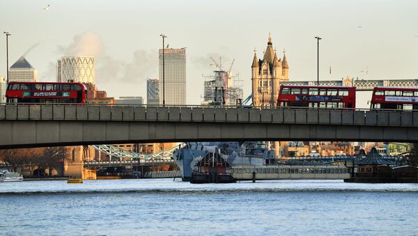 Вид на Лондонский мост после атаки, 29 ноября 2019 года - Sputnik Литва