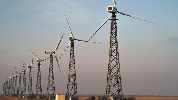 Ветряные электростанции, архивное фото - Sputnik Литва