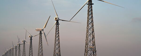 Ветряные электростанции, архивное фото - Sputnik Литва