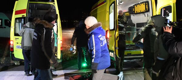 ДТП с пассажирским автобусом в Забайкальском крае, 1 декабря 2019 года - Sputnik Литва