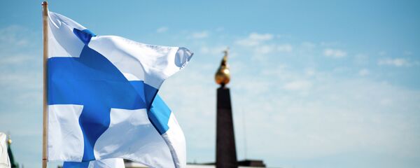 Флаг Финляндии, архивное фото - Sputnik Литва