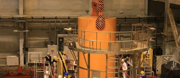 Внутри Игналинской атомной электростанции (ИАЭС) Внутри Игналинской атомной электростанции (ИАЭС) - Sputnik Литва