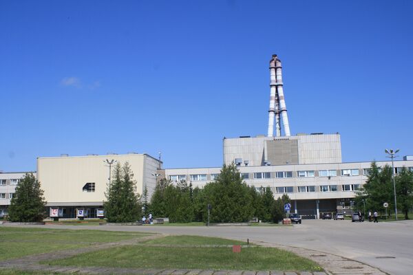Первый блок и главный вход ИАЭС Первый блок и главный вход ИАЭС - Sputnik Lietuva