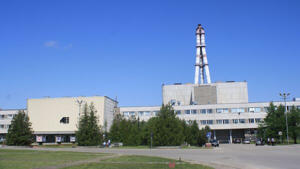 Первый блок и главный вход ИАЭС - Sputnik Литва