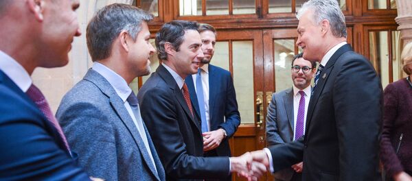 Встреча Гитанаса Науседы с представителями деловых кругов в Лондонском Сити, 3 декабря 2019 года - Sputnik Литва