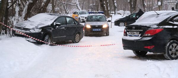 У дома гайвинского стрелка в Перми, 4 декабря 2019 года У дома гайвинского стрелка в Перми, 4 декабря 2019 года - Sputnik Литва