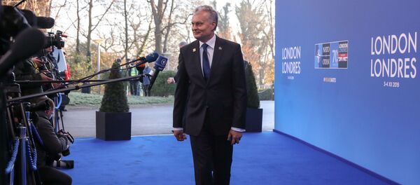 Президент Литвы Гитанас Науседа на саммите НАТО в Лондоне, 4 декабря 2019 года - Sputnik Литва