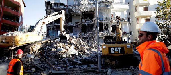 Последствия землетрясения в Албании, 2 декабря 2019 года Последствия землетрясения в Албании, 2 декабря 2019 года - Sputnik Литва