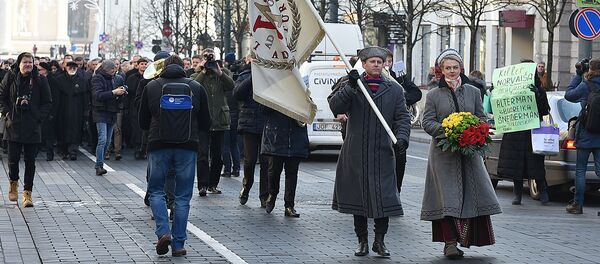 Шествие адвокатов в Вильнюсе - Sputnik Литва