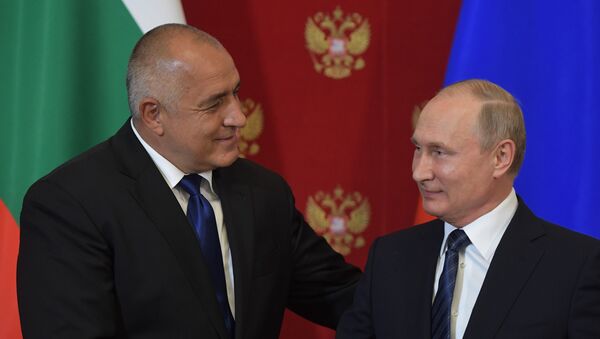 Президент РФ В. Путин встретился с премьер-министром Болгарии Б. Борисовым, архивное фото - Sputnik Литва