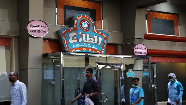 Atskiri įėjimai į kavinę Saudo Arabijoje - Sputnik Lietuva