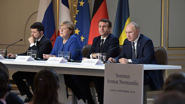 Встреча нормандской четверки в Париже, 9 декабря 2019 года - Sputnik Lietuva