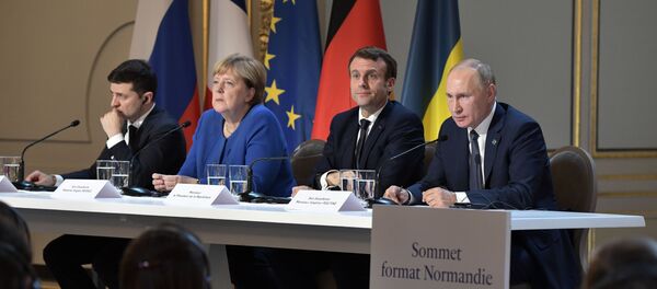 Normandijos formato susitikimas Prancūzijoje Normandijos formato susitikimas Prancūzijoje - Sputnik Lietuva