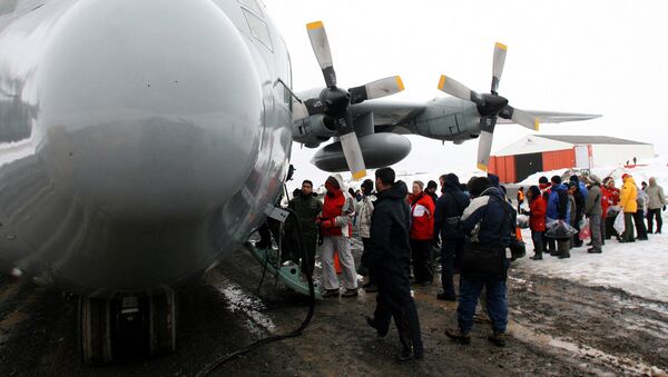 Čilės karinių oro pajėgų lėktuvas S-130 - Sputnik Lietuva