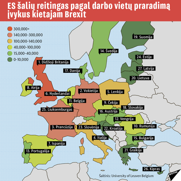 Brexit pasekmės ES gyventojams - Sputnik Lietuva