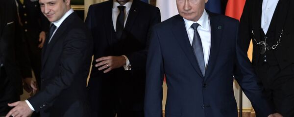 Normandijos formato viršūnių susitikimas Paryžiuje Normandijos formato viršūnių susitikimas Paryžiuje - Sputnik Lietuva