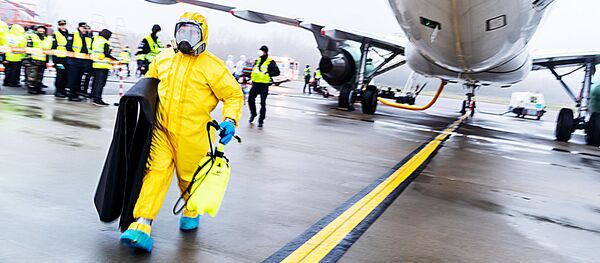 Учения в Вильнюсском аэропорту - Sputnik Литва